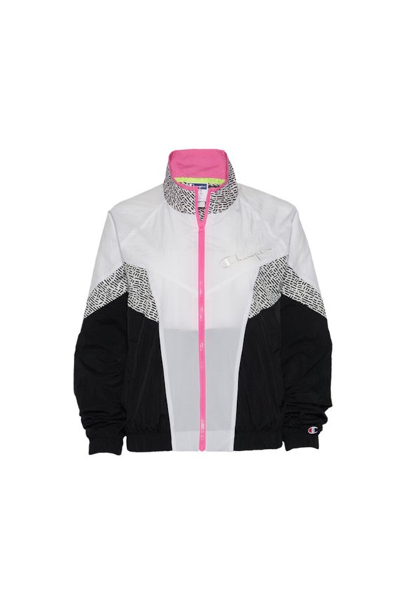 Mtv Limited Edition Colorblock Woven Womens Jackets Size Xs, Color: White/Black/Pink