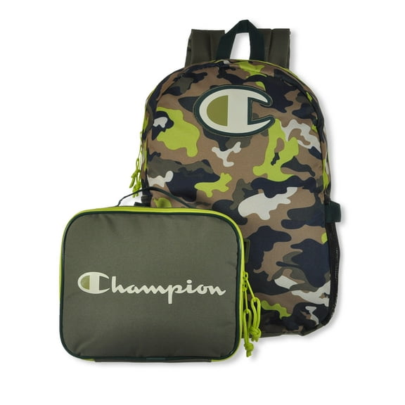 Champion Munch Backpack Lunch Kit Combo Olive One Size