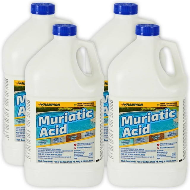 Champion Muriatic Acid for Swimming Pools & Spas Lower's pH/pH