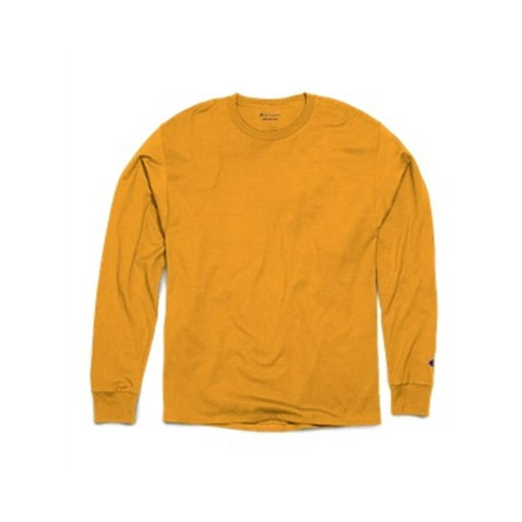 CP15 Hanes Champion Adult Long-Sleeve Ringspun T-Shirt C/Gold 3XL