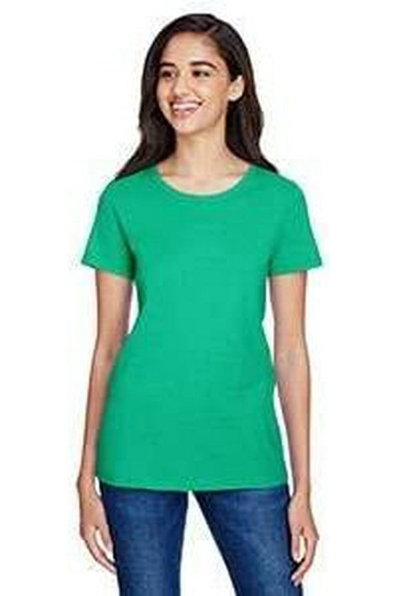 Women's Ringspun Cotton T-Shirt - KELLY GREEN - M
