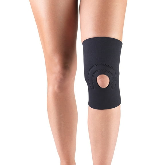 Champion Neoprene Knee Support with Hor-Shu Pad, Black, Small