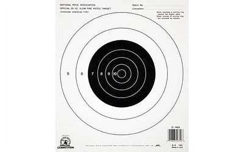 Champion Nra Targets 40722 B16 25Yd Pistol SlowFire (100 Pk) - Walmart.com