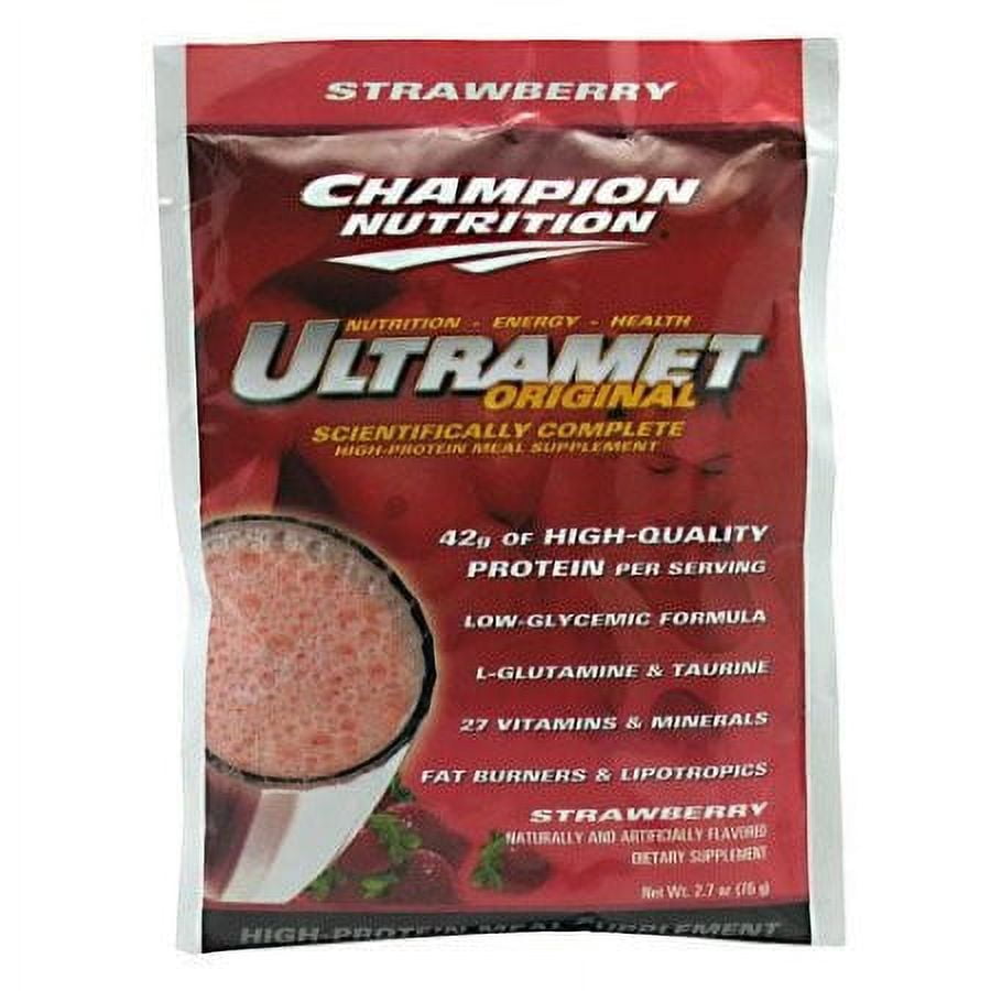 Champion Nutrition Ultramet Strawberry 60 ct