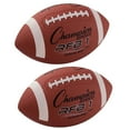thumbnail image 1 of Champion Official Size Rubber Football Brown Pack of 2 CHSRFB1-2, 1 of 2