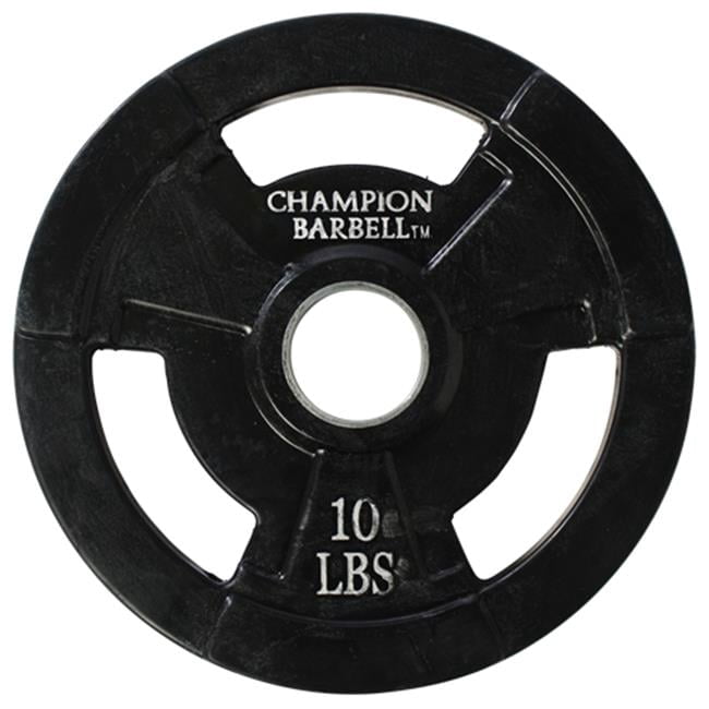Champion - Olympic Rubber Coated Grip Plate, 2.5-45 lbs