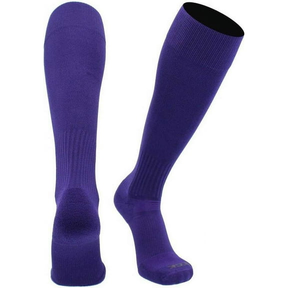 Champion Over the Calf Baseball Socks (Purple, Small)