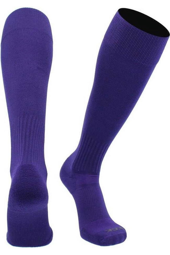 Champion Over the Calf Baseball Socks (Purple, Small)