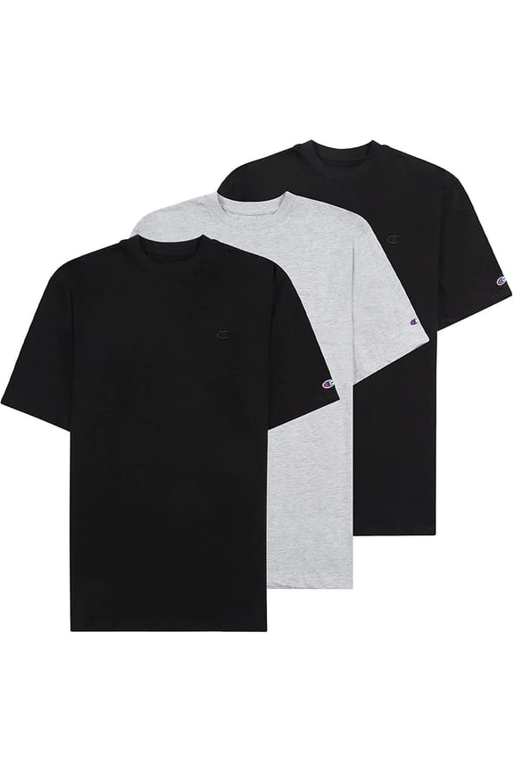 Pack of 3 Big and Tall Men's T-Shirts, 100% Cotton Tee Shirts for Men