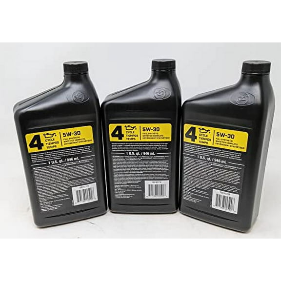 Champion (Pack of 3) Full Synthetic Motor Oil 5W-30 Quart Bottle 100162119