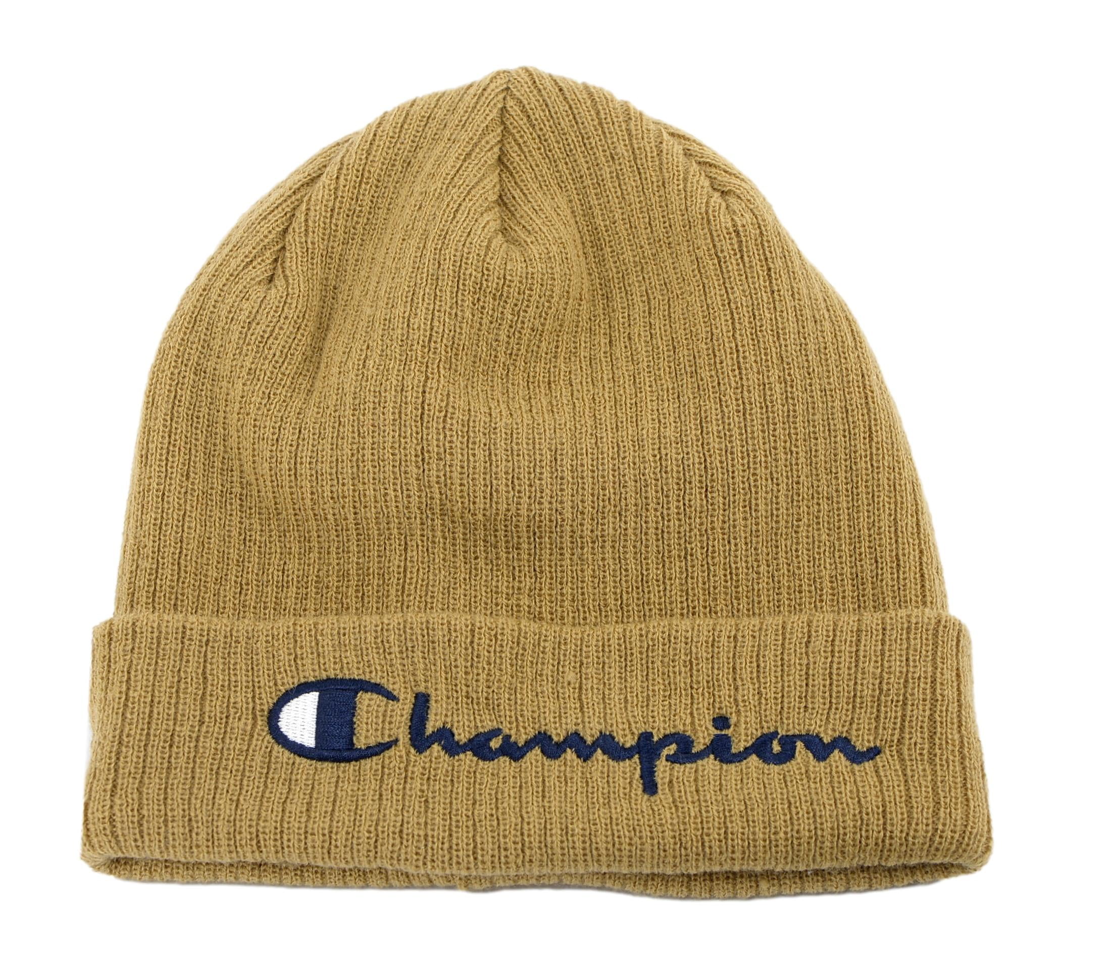Champion Pivot Logo Cuff Beanie One Size Khaki