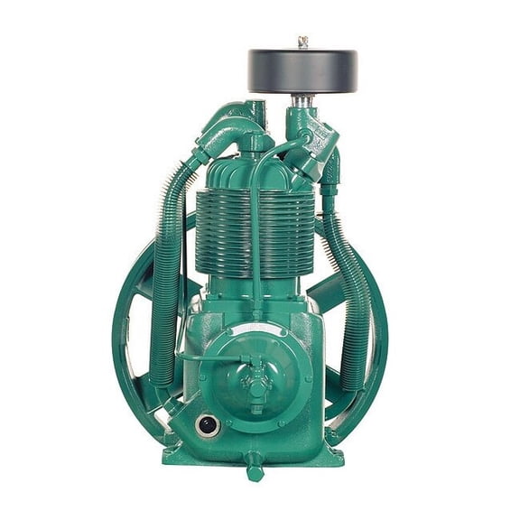 Air Compressor Pump, 3 hp, 5 hp, 2 Stage, 64 fl oz Oil Capacity, 2 Cylinder