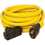 Champion Power Equipment 25-Foot 30-Amp 125-Volt Fan-Style Generator Extension Cord L5-30P to Three 5-15R