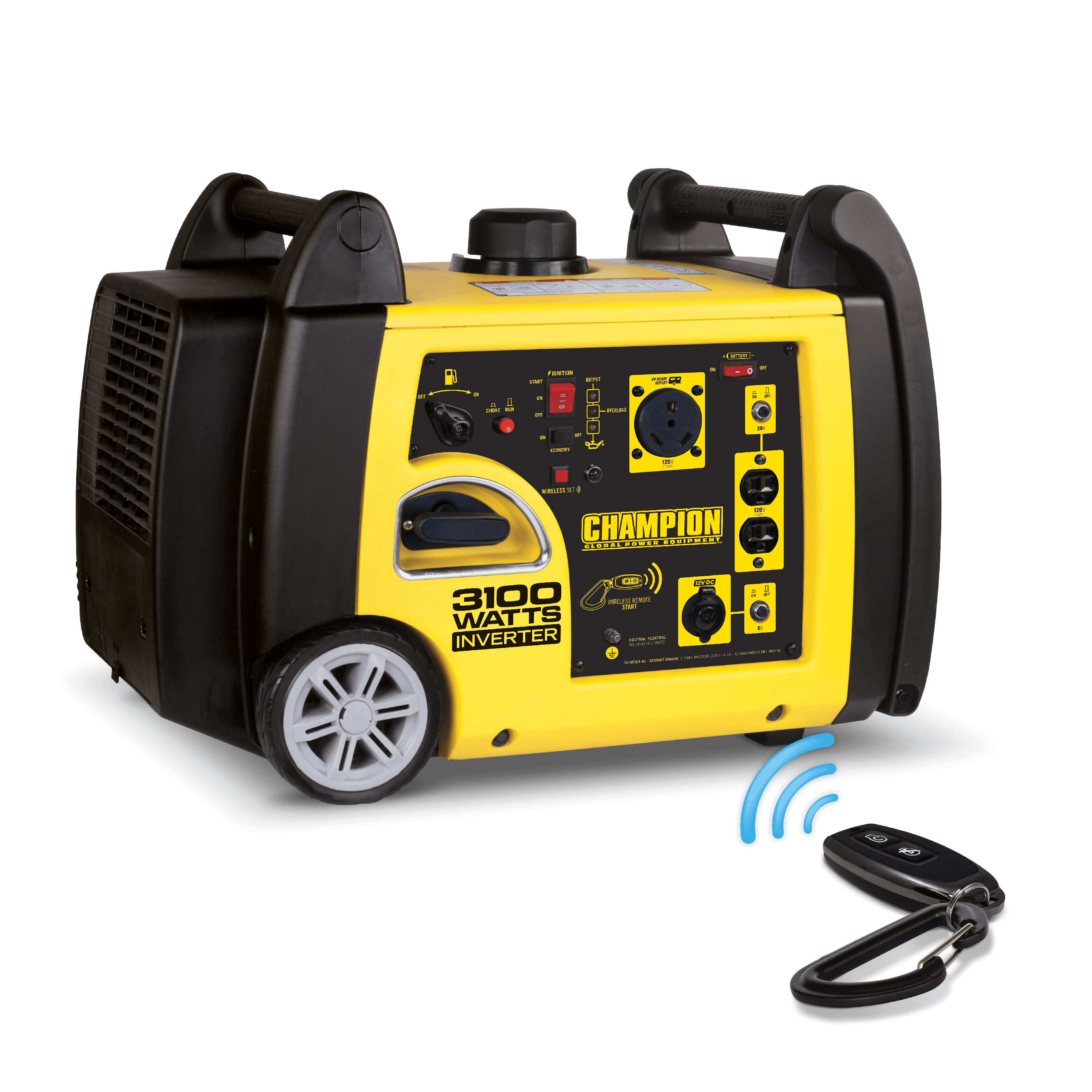 Champion Power Equipment 3100Watt RV Ready Portable Inverter Generator
