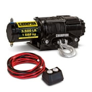 Champion Power Equipment 3500-lb. ATV/UTV Synthetic Rope Winch Kit