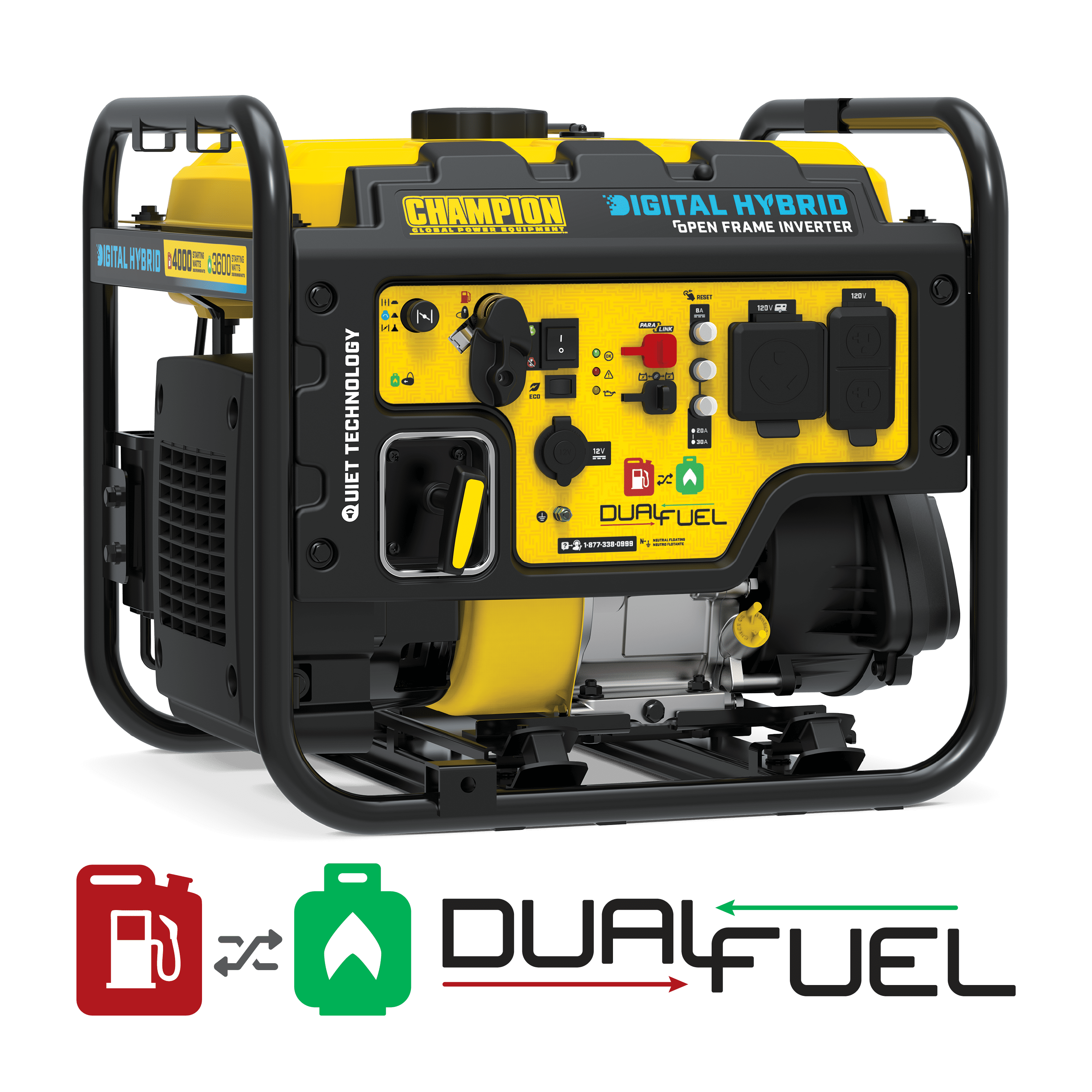 Champion 4000 watt dual fuel generator deals