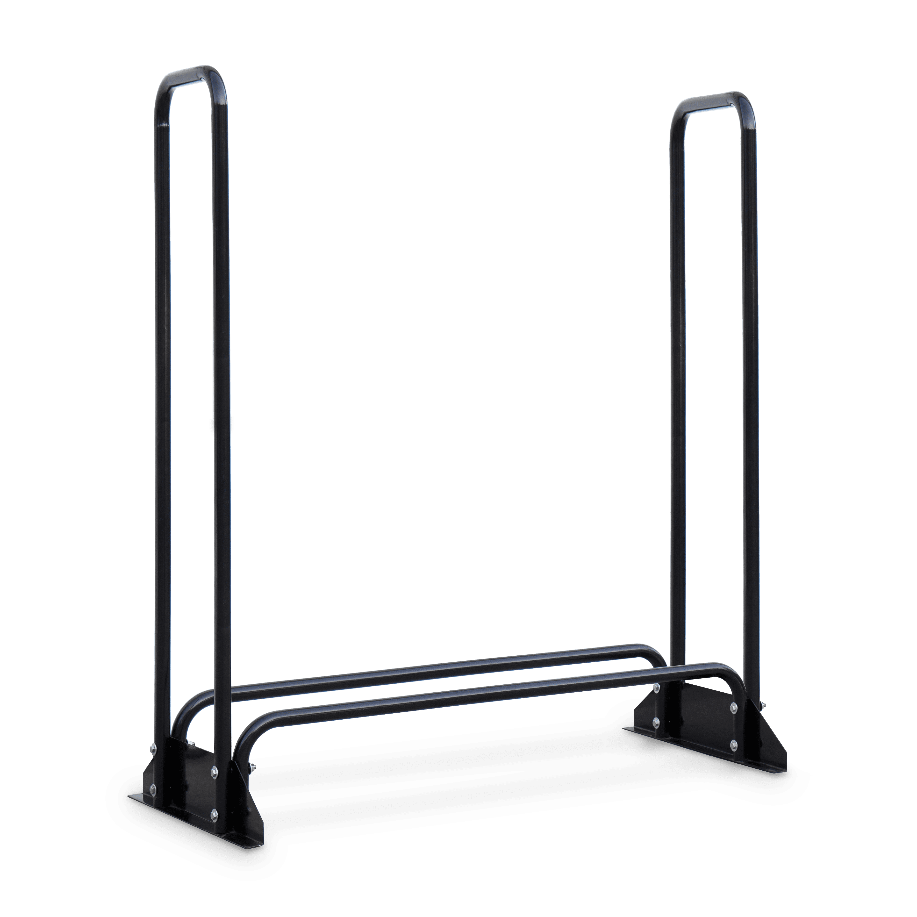 Champion 48-Inch Heavy-Duty Black Steel Firewood Rack