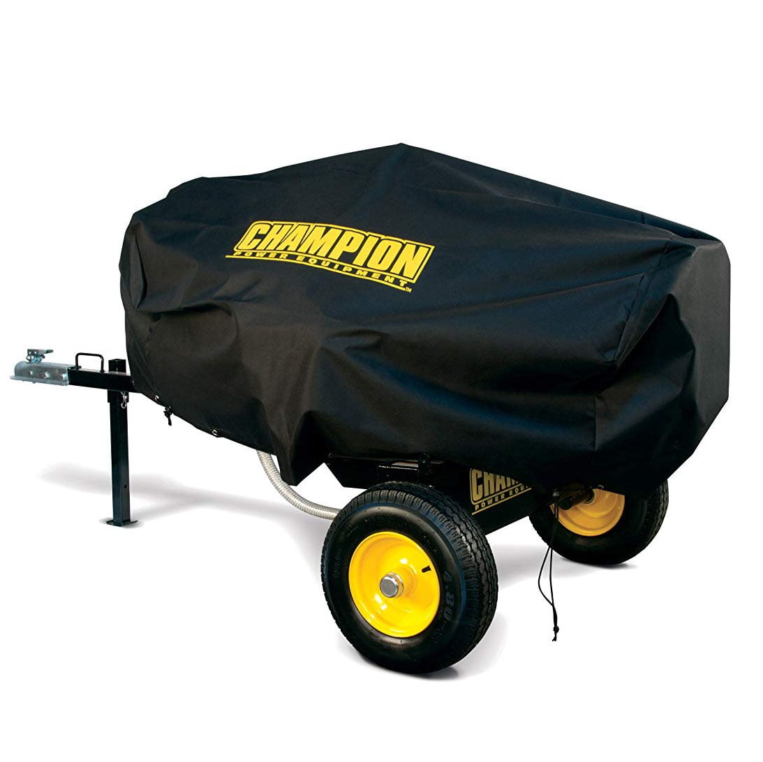 Black Weather-Resistant Polyester Log Splitter Cover