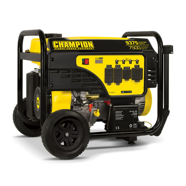 Champion Power Equipment 9375/7500 Watts Portable Generator with Electric Start