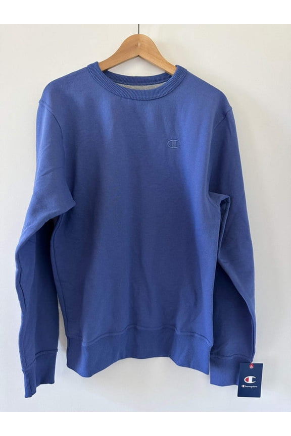 Champion Powerblend Fleece Crew C Logo Stone Crush S0888 407D55 0OG