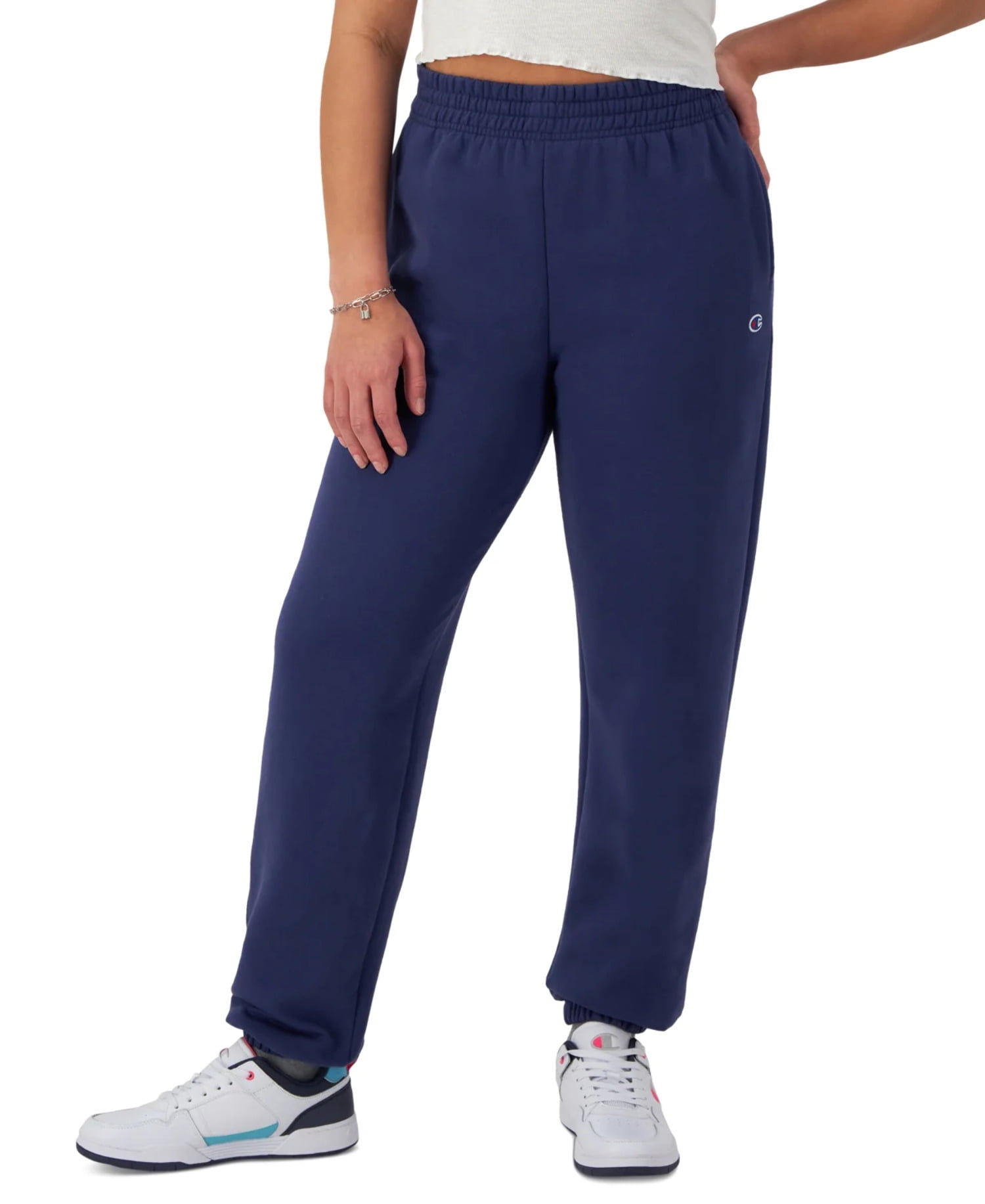 Champion Powerblend Fleece Oversized Boyfriend Sweatpants - Walmart.com
