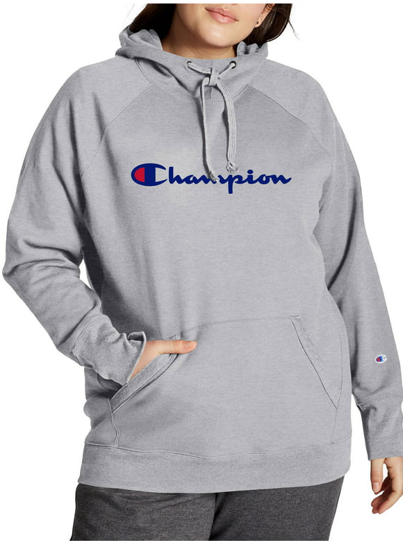 Champion Powerblend Logo Graphic Hoodie (Women's Plus) 1 Pack