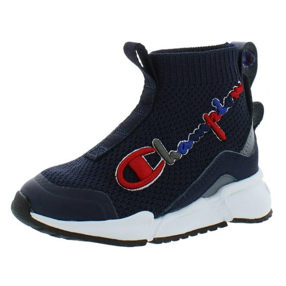 Champion RF Mid Baby Boys Shoes Size 5, Color: Navy/White/Red