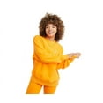 thumbnail image 1 of Champion Reverse Weave Crewneck Womens Active Sweatshirts Size XL, Color: Orange/Orange, 1 of 2