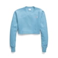 thumbnail image 1 of Champion Life Women's Crop Top Sweatshirt Reverse Weave Cut Off Long Sleeve, 1 of 11