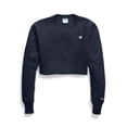 thumbnail image 1 of Champion Reverse Weave Cropped Cut-Off Crew, Men's Fit Navy S, 1 of 4