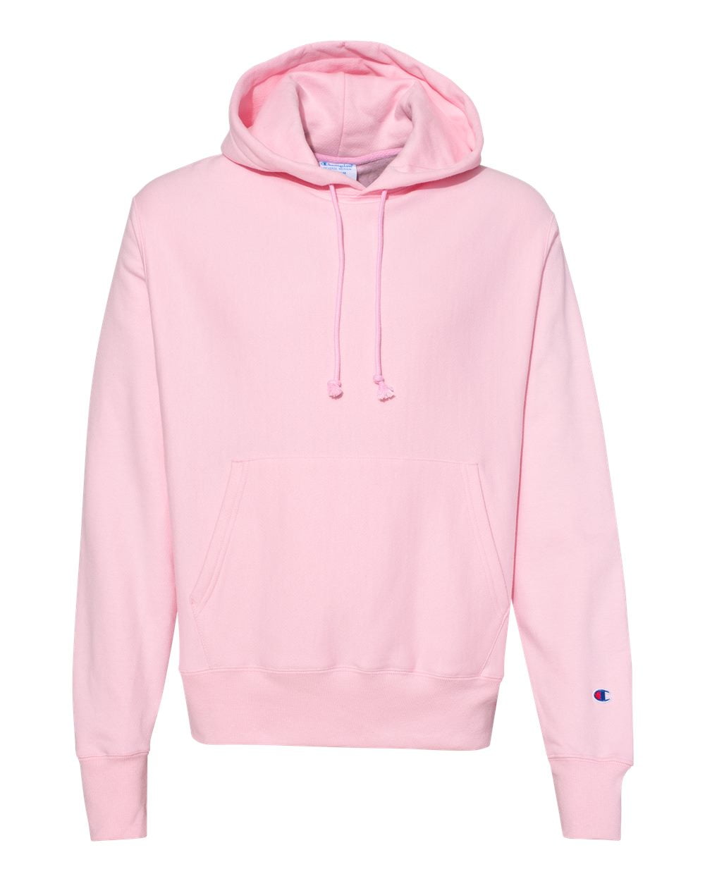 Champion Reverse Hooded Sweatshirt in Candy Pink L | -