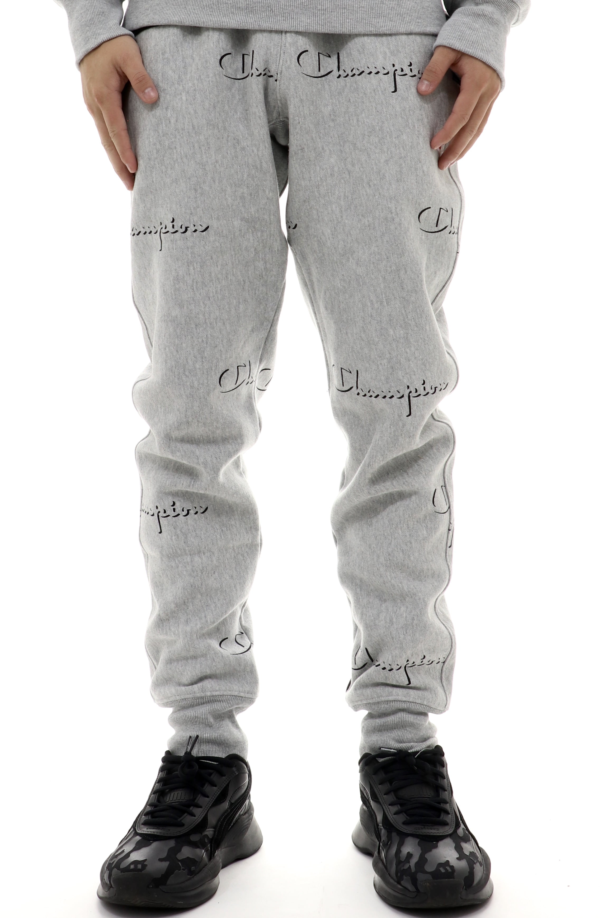 Champion , Reverse Weave Fleece Sweatpants, Soft Joggers, 30, Steel Blue  Ink C Logo, X-large for Men