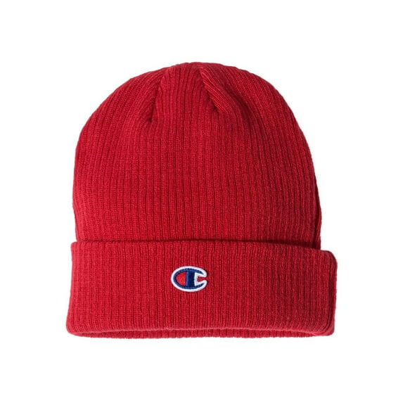 Champion Ribbed Knit Cuffed Beanie