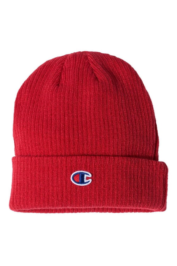 Ribbed Knit Cuffed Beanie