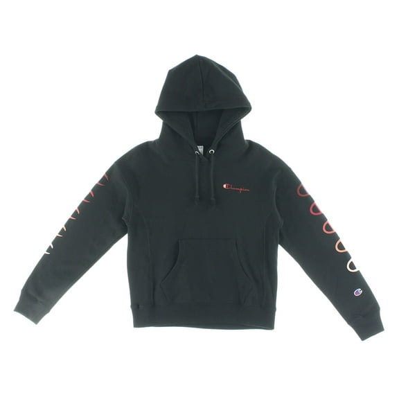Champion Rw Po Hoodie Womens Active Hoodies Size Xs, Color: Black
