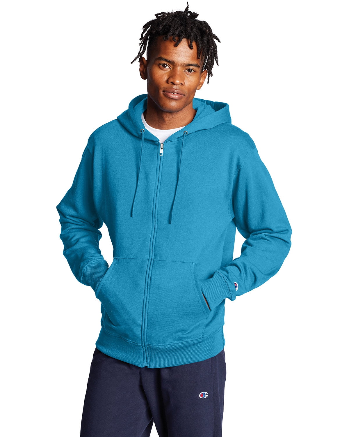 Champion S800 Adult Powerblend Full Zip Hooded Sweatshirt