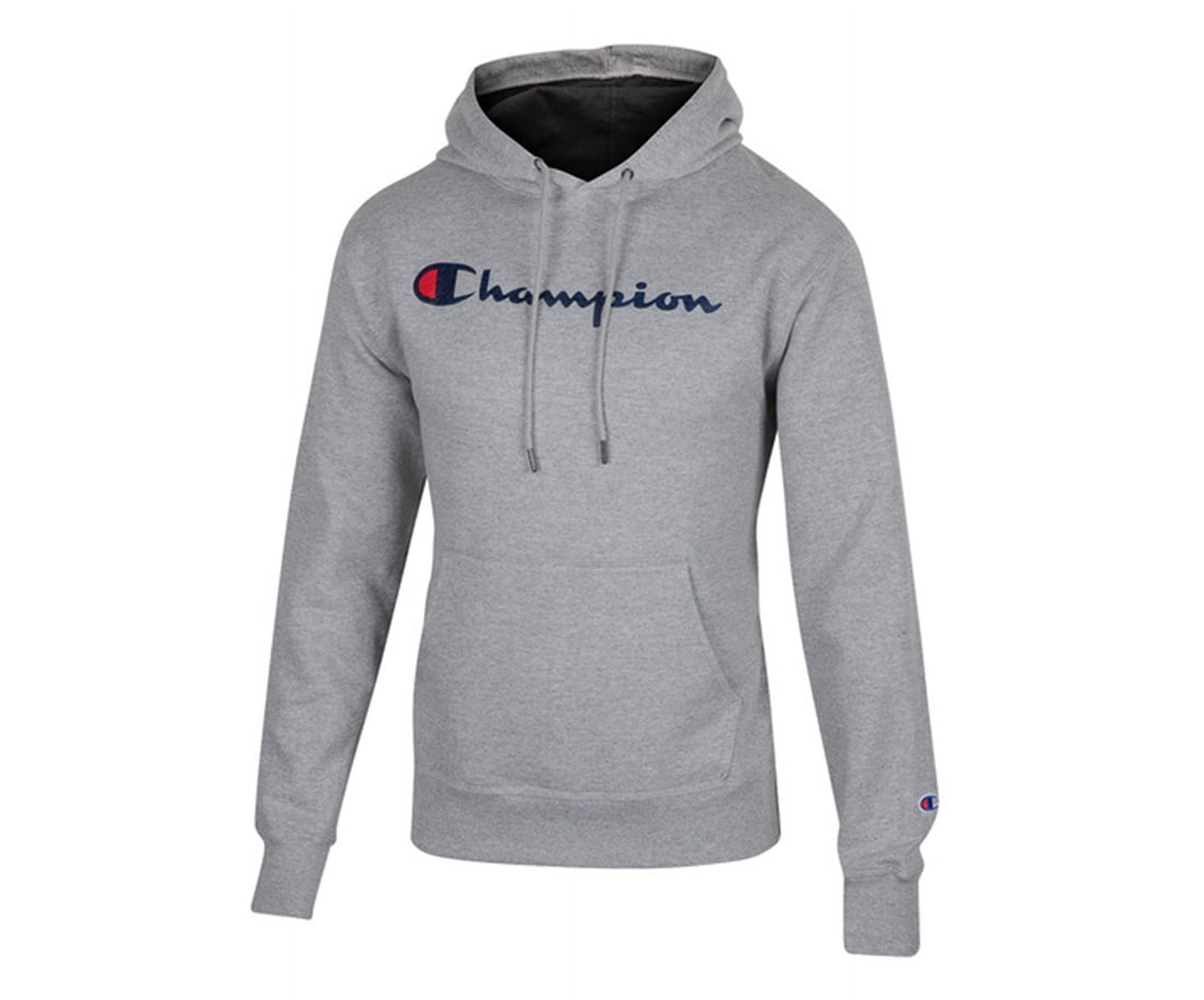 Champion SC Graphic Mens Active Hoodies Size L, Color: Grey