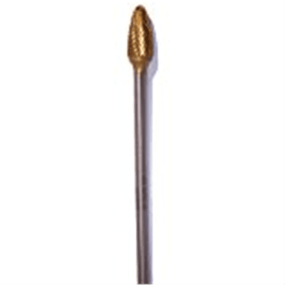 Champion SF3L6 Titanium Nitrite Coated Burs Solid Carbide 6-Inch Length 3/8-Inch Cutter Diameter 3/4-Inch Length of Cut
