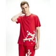 thumbnail image 1 of Champion Scrabble Tiles Men's Lightweight T-Shirt Scarlet gt353-590716040, 1 of 4