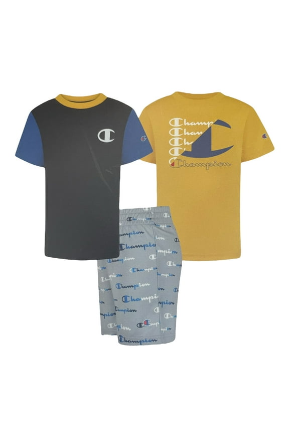 Short Sleeve Tops Shorts Activewear 3-Piece Outfit Set (Boy's) 18 M