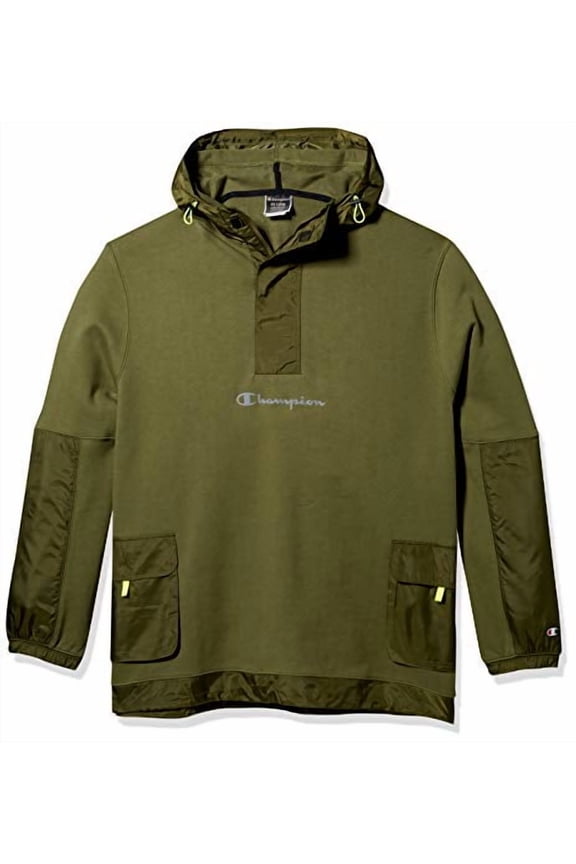 Sideline 1/2 Zip Pullover-Chest Reflective Script Mens Jackets Size M, Color: Black