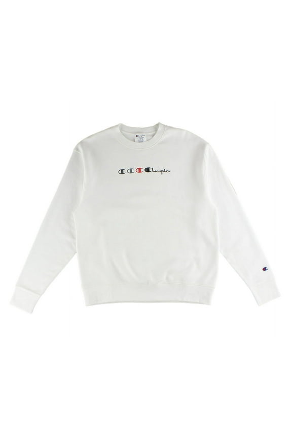 Smu Logo Crew Mens Active Sweaters Size XXL, Color: White