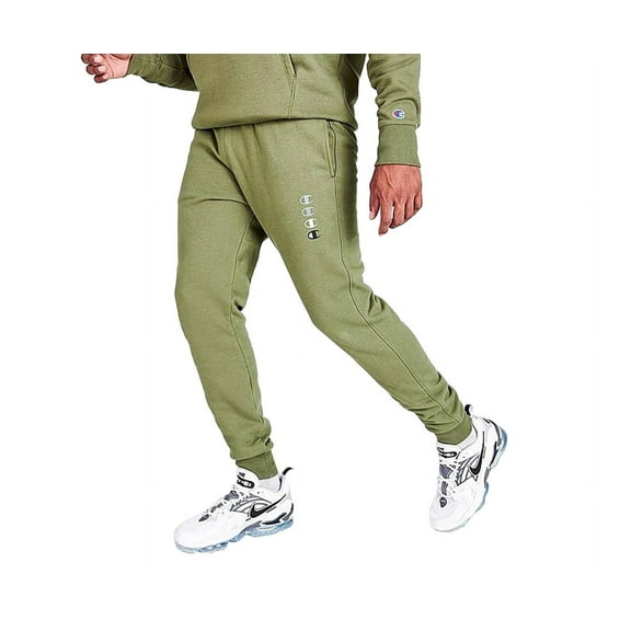 Champion Smu Logo Jogger Mens Active Pants Size S, Color: Olive Green