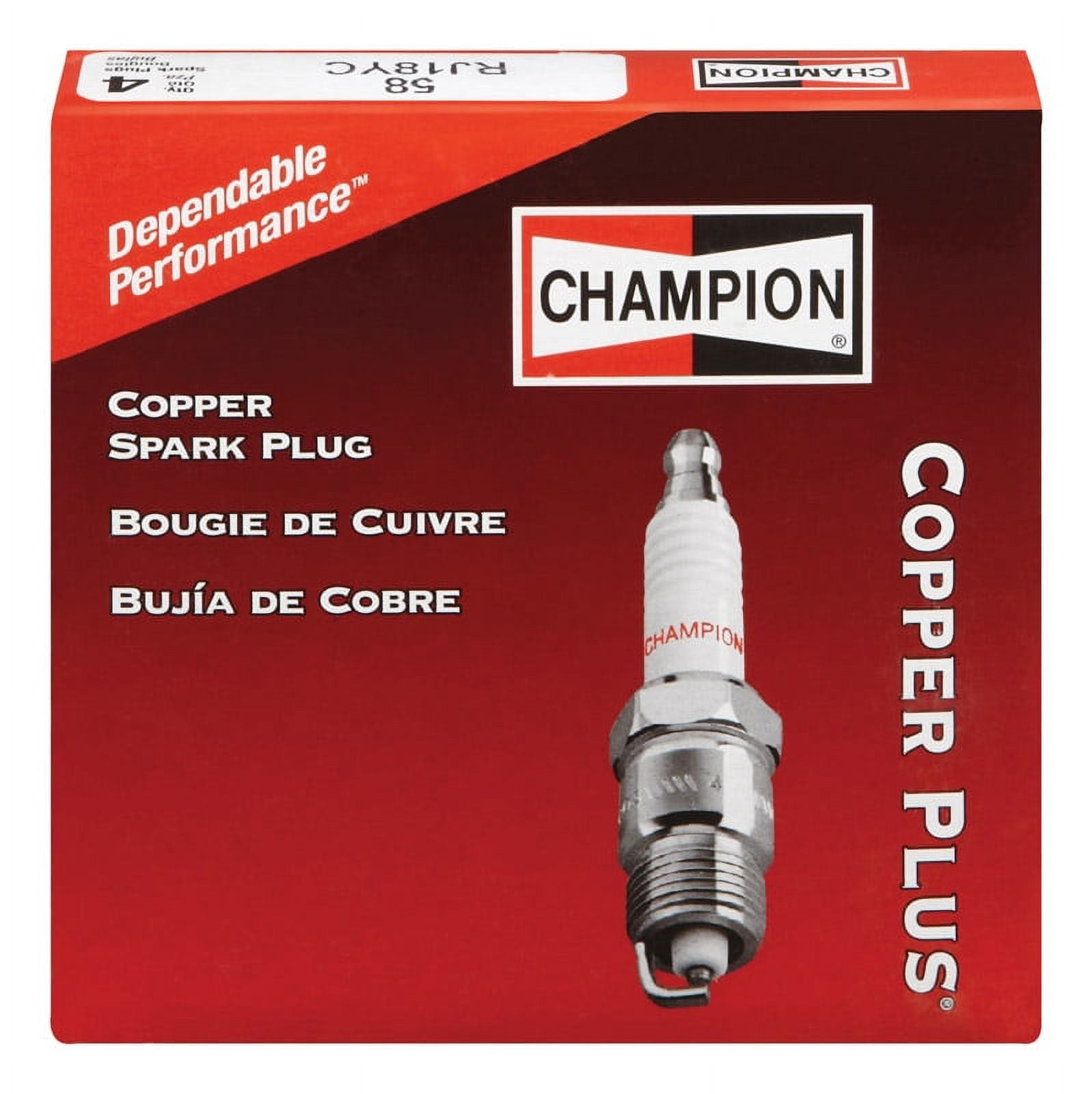 Champion Spark Plug Copper Plus- Boxed - RC12MC4 Fits select