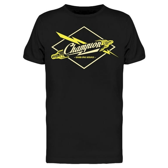Champion Spark Plugs Service T-Shirt Men -Image by Shutterstock, Male Small
