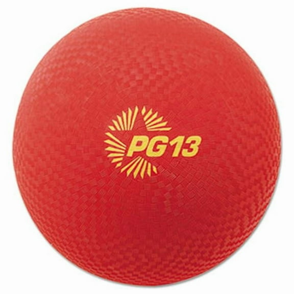 Champion Sport  Playground Ball- 13'' Diameter- Red