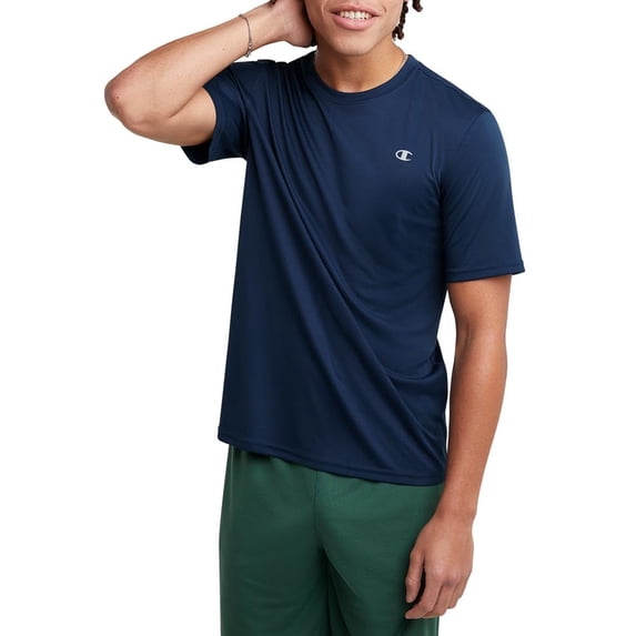 Champion, Sport Tee, Moisture Wicking, Anti Odor, Athletic T-Shirt for Men (Reg. or Big, Navy, XX-Large Tall