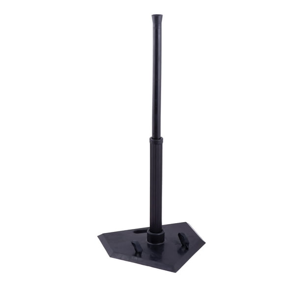 Champion Sports 1-Position Batting Tee - Mounted Adjustable Telescopic Batting Tee with 1 Hitting Zone