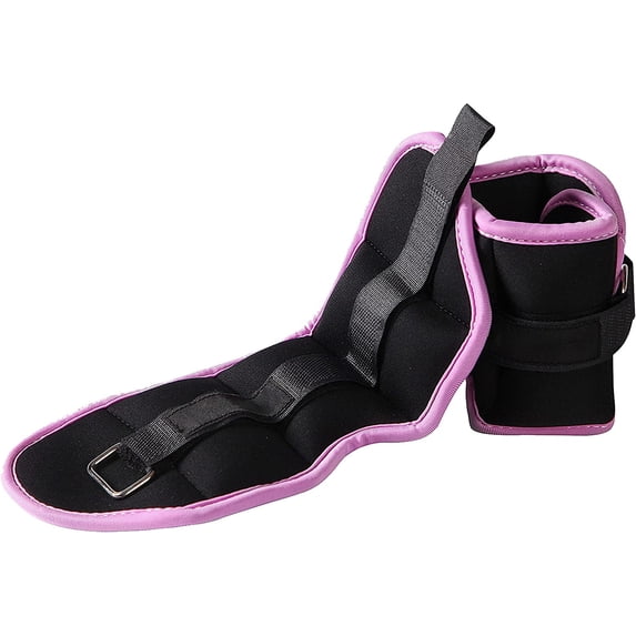 JFIT Ankle Weight Pair 1.0 LBS, Set of 2 with Adjustable Velcro Straps - Breathable, Moisture Absorbent Weight Straps for Men and Women - Comfortable Ankle, Wrist Weights
