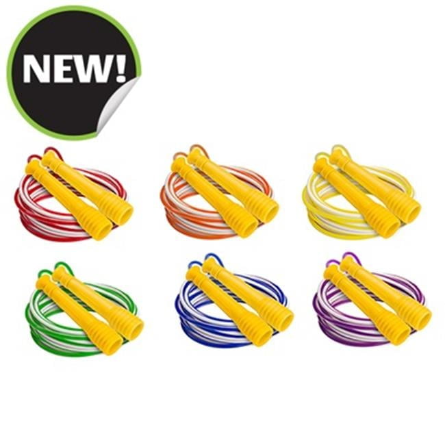 Champion Sports  10 ft. Deluxe XU Jump Rope with Orange Handle - Set of 6